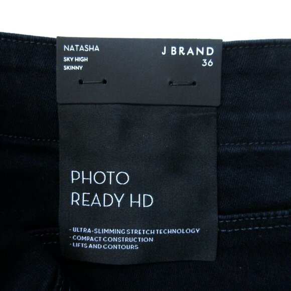 NWT J Brand Natasha in Penrose Sky High Skinny Buttonfly Stretch Jeans 36 - Picture 4 of 6